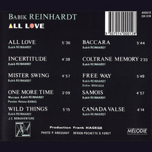 Charger l'image dans la galerie, All Love (CD)