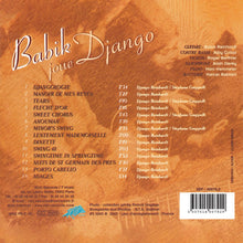 Charger l'image dans la galerie, Babik joue Django (CD)
