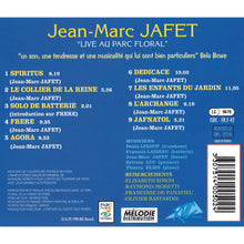 Load image into Gallery viewer, Live au parc floral (CD)