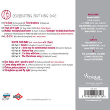Load image into Gallery viewer, Celebrating Nat King Cole (CD)
