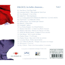 Load image into Gallery viewer, France, les belles chansons Vol. 2 (CD)
