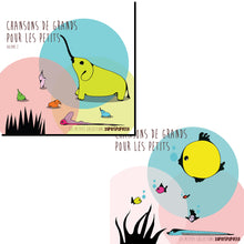 Load image into Gallery viewer, Chansons de grands pour les petits Vol. 1 + Vol. 2 (CD)
