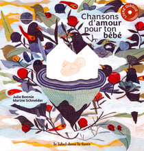 Cargar imagen en el visor de la galería, Chansons d&#39;amour pour ton bébé (Livre-disque)
