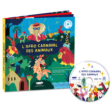 Load image into Gallery viewer, L&#39;afro carnaval des animaux (Livre-disque)
